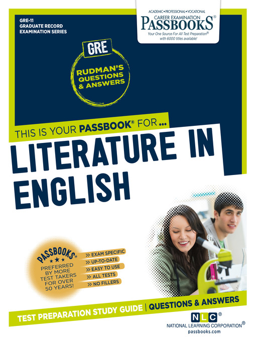 Title details for LITERATURE IN ENGLISH by National Learning Corporation - Wait list